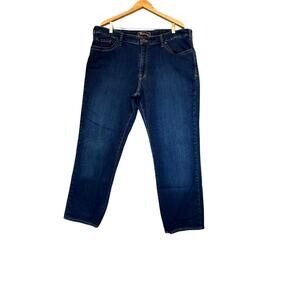 34 Heritage Charisma Jeans Mens 42x30 Stretch Dark Wash Preppy Hipster